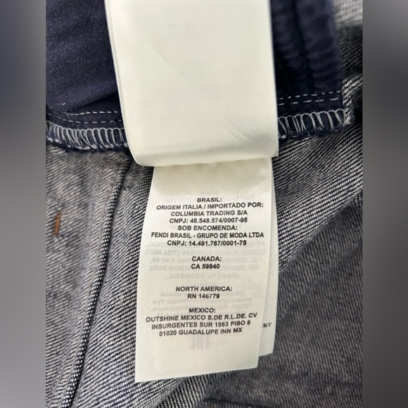 FENDI Dark Wash Pocket Logo Jeans - Picture 13 of 16